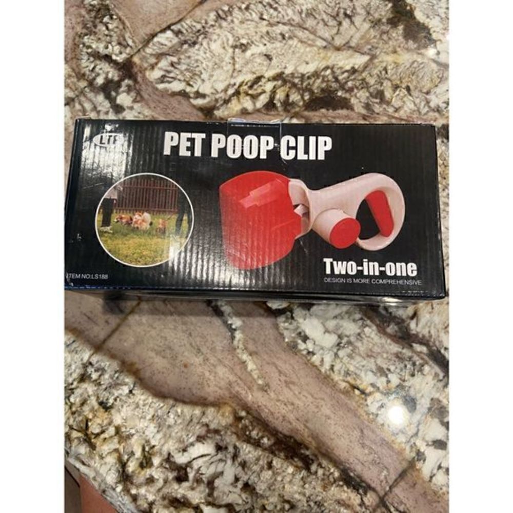 DOG‎ poop grabber with bag holder